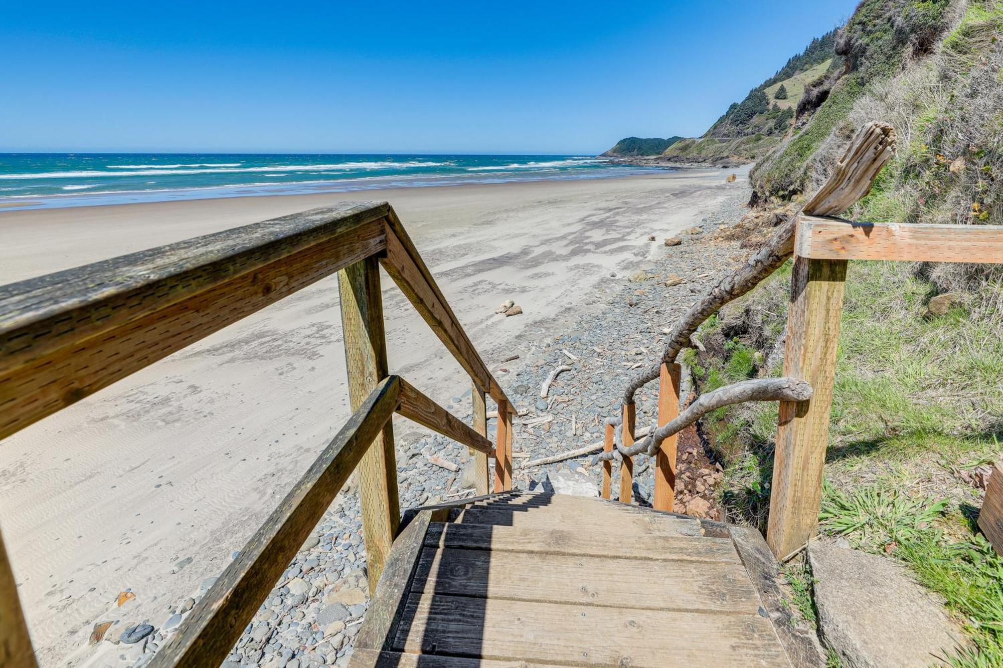 Epic Yachats Escape Oregon Coastline Beach, Views Zewnętrze zdjęcie